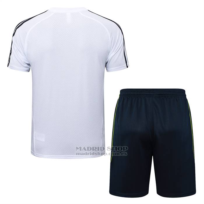 Chandal del Real Madrid Manga Corta 2025-2026 Blanco - Pantalon Corto